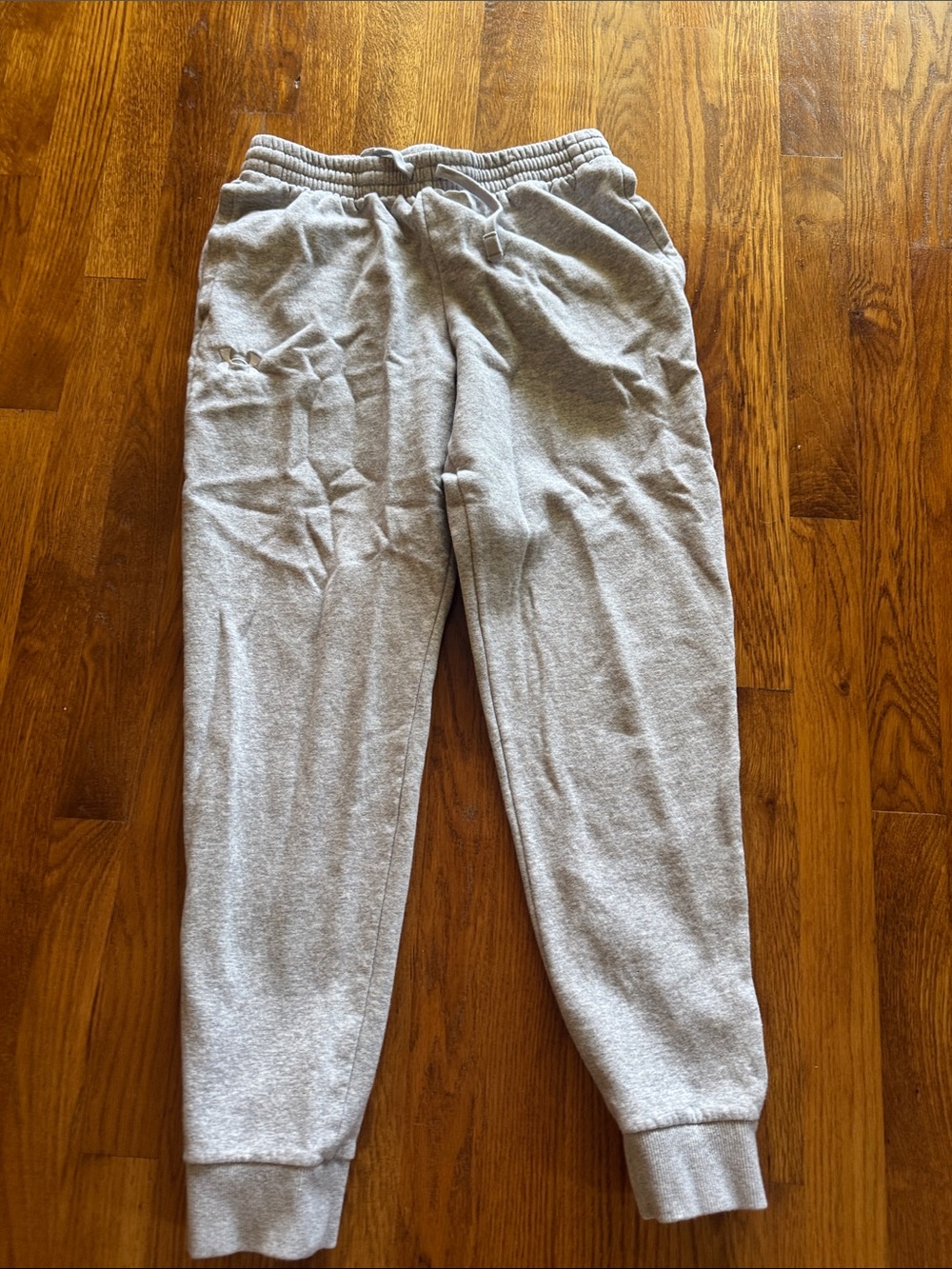 Under Armour Kids Heather Gray Jogger Sweatpants